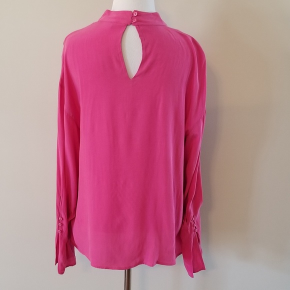 NWT Zara | Button Sleeve Detail Blouse - Picture 6 of 6